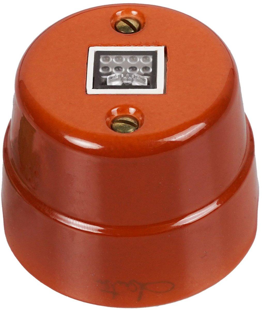 LED-Notleuchte aus Keramik mit SE/SA Funktion für die Wandmontage Terracotta CE