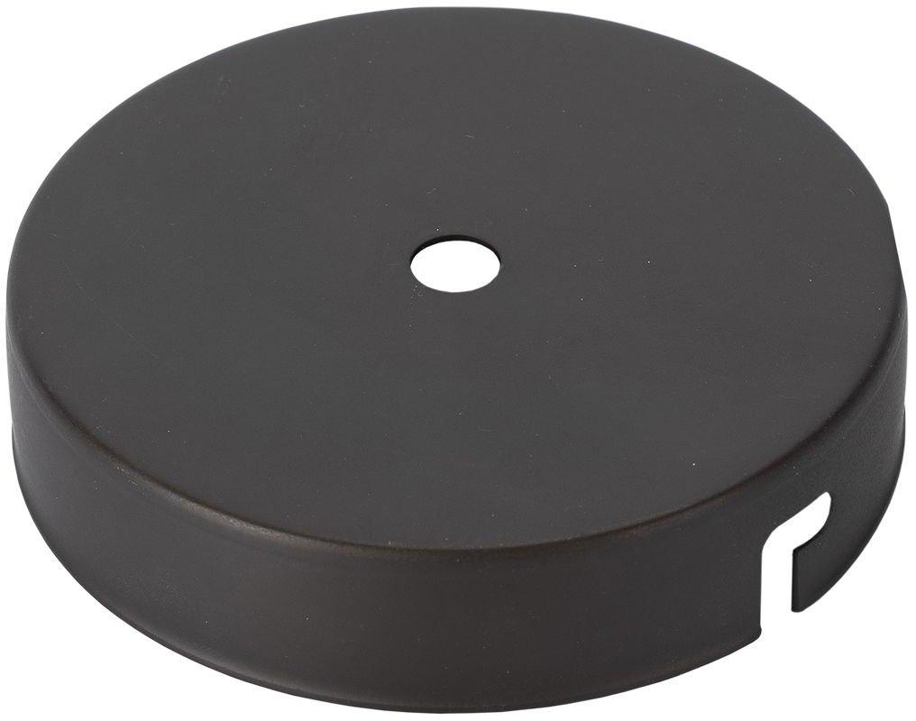 Abdeckung Ø 100mm mit Metallhalterung/Metallbügel Schwarz