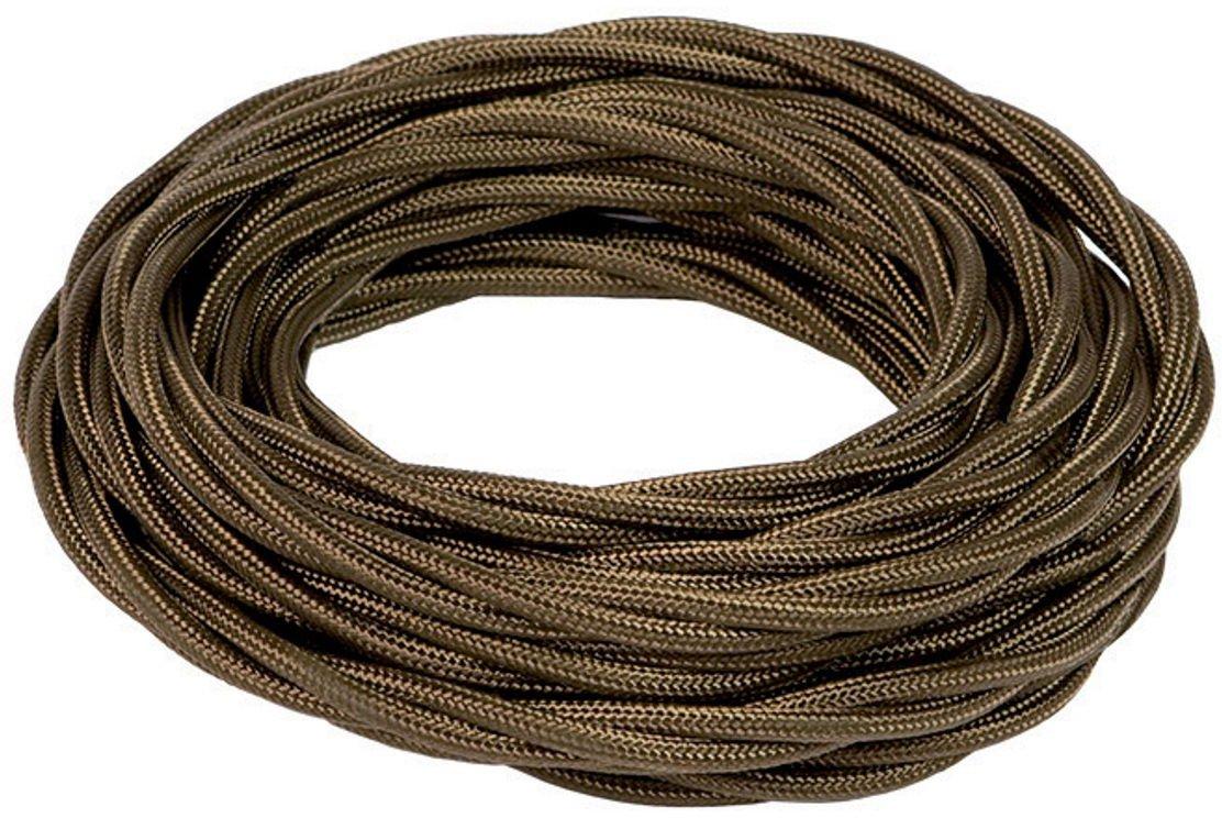 Kabel mit Seidengeflecht 2x0,5 FRRTX - 100m Braun CE