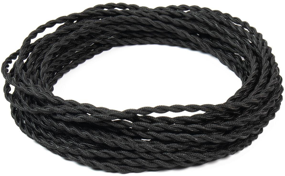Kabel mit Seidengeflecht 3G0,75 FRRTX - 100m Braun CE