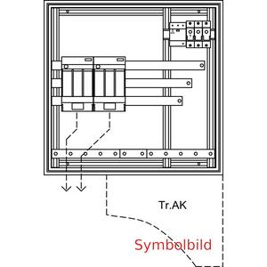 Hauptsicherungskasten HSK Cu 2x160T (TrRB AU) ÜA(3+1)B/C 600/590 Wiener Netze
