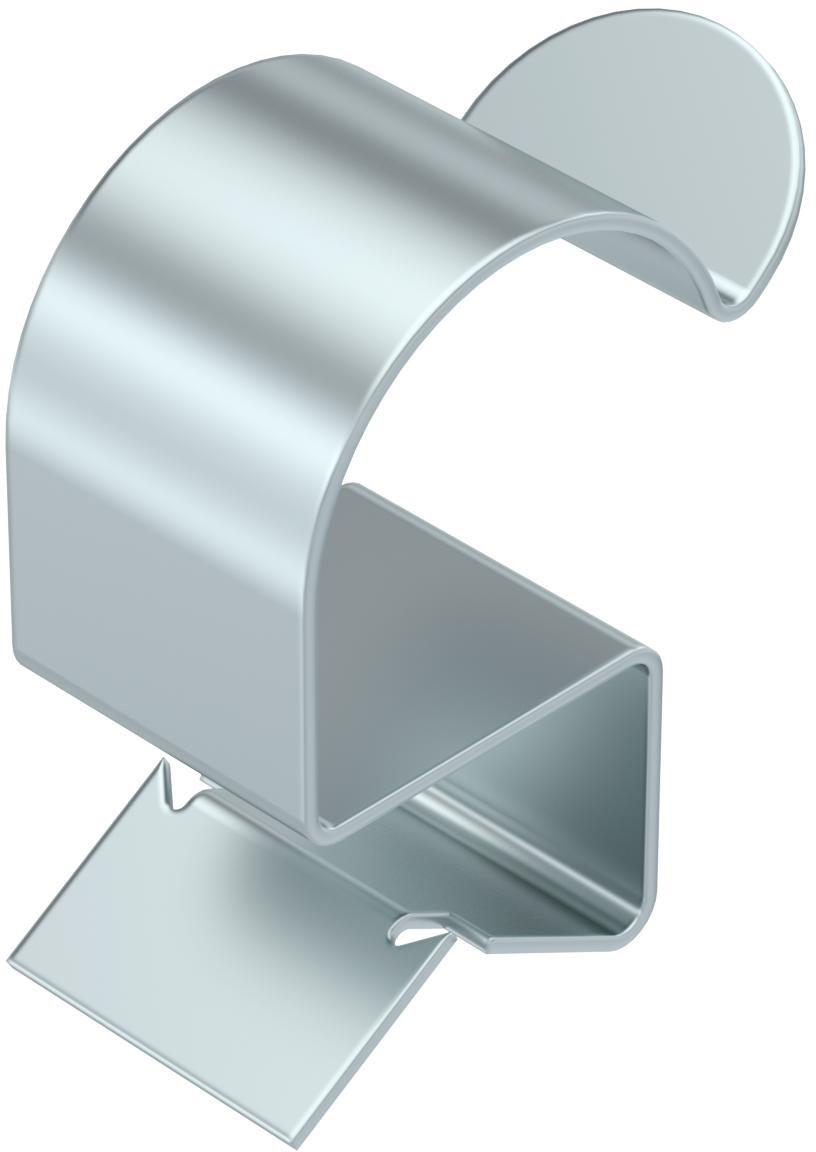 Trägerklammer für Kabel 19-24mm 7,5-12mm Stahl Zinklamelle