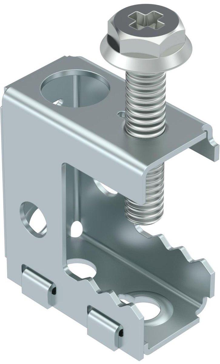Trägerschraubklammer 2-13mm Stahl Zinklamelle