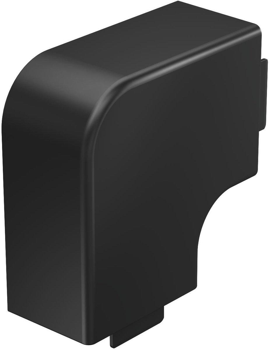 Flachwinkelhaube 40x60 Polyvinylchlorid tiefschwarz RAL 9005
