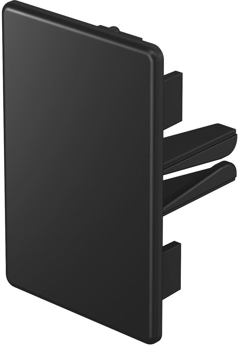 Endstück 40x60 Polyvinylchlorid tiefschwarz RAL 9005