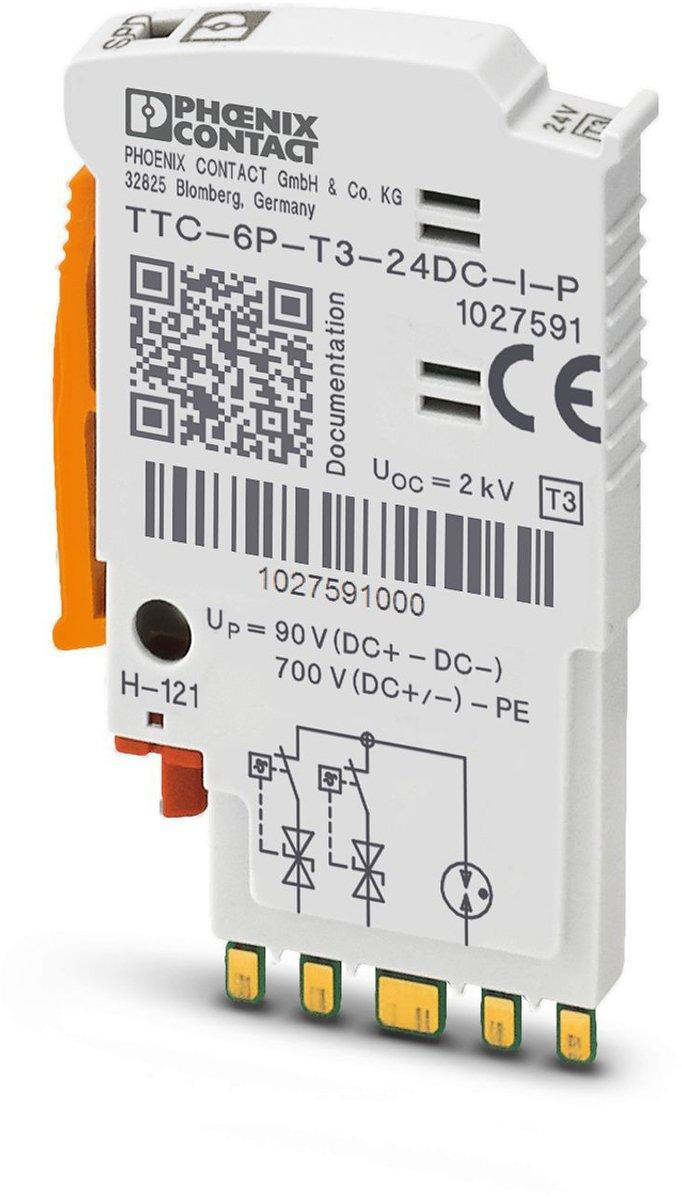 Überspannungsschutz-Stecker Typ 3 TTC-6P-T3-24DC-I-P