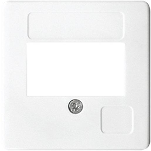 Abdeckung für TAE-Anschlussdosen 1fach Thermoplast 50 x 50 mm alpinweiß