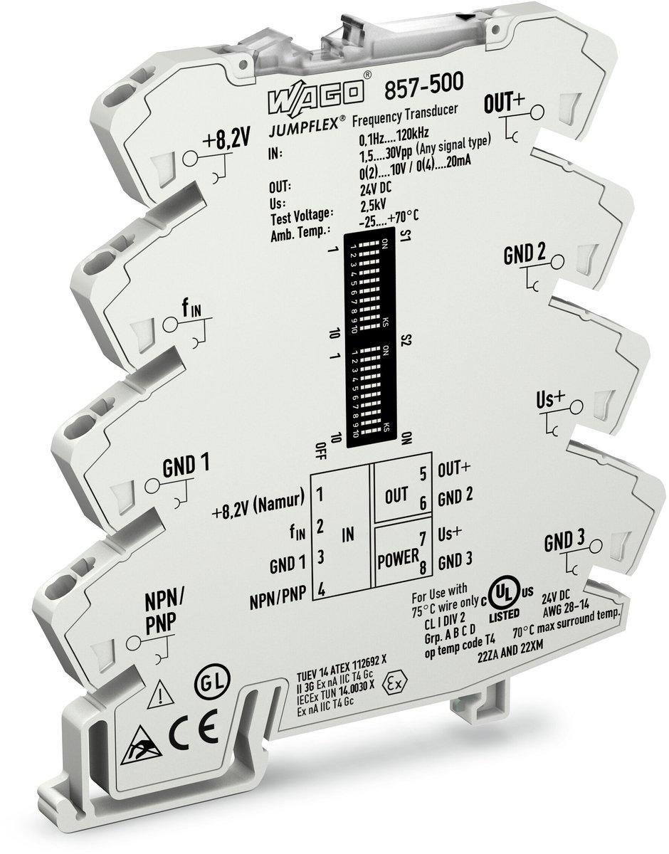 Frequenzmessumformer Strom- und Spannungsausgangssignal