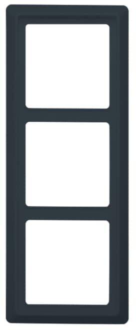 Abdeckrahmen 3-fach anthrazit - Allwetter 44 (IP44)