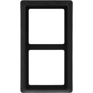 Abdeckrahmen Allwetter 2-fach anthrazit glänzend