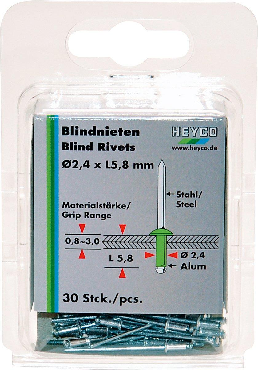 Blindnietensatz im Karton 3,2 mm VPE 30 Stk.