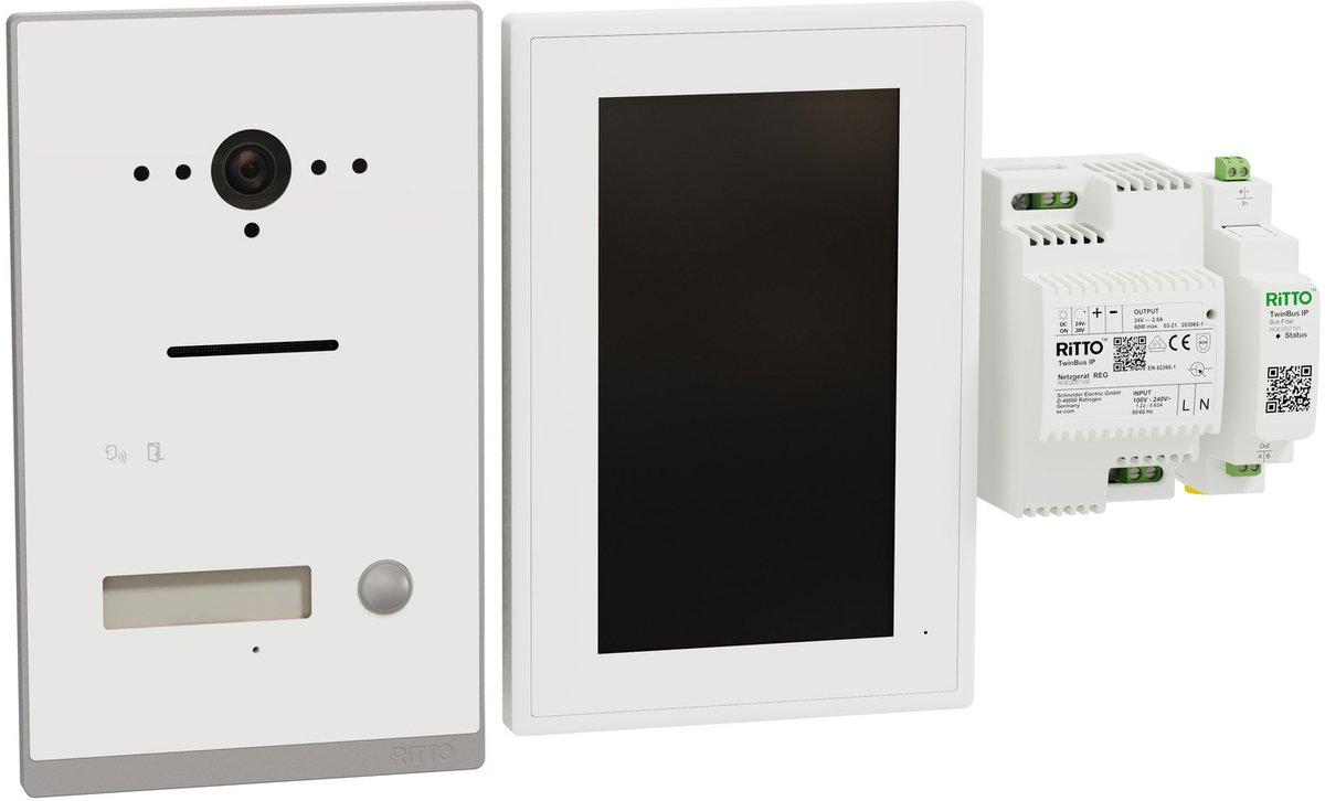 Listo Video Einfamilienhaus-Set TwinBus IP Weiß UP