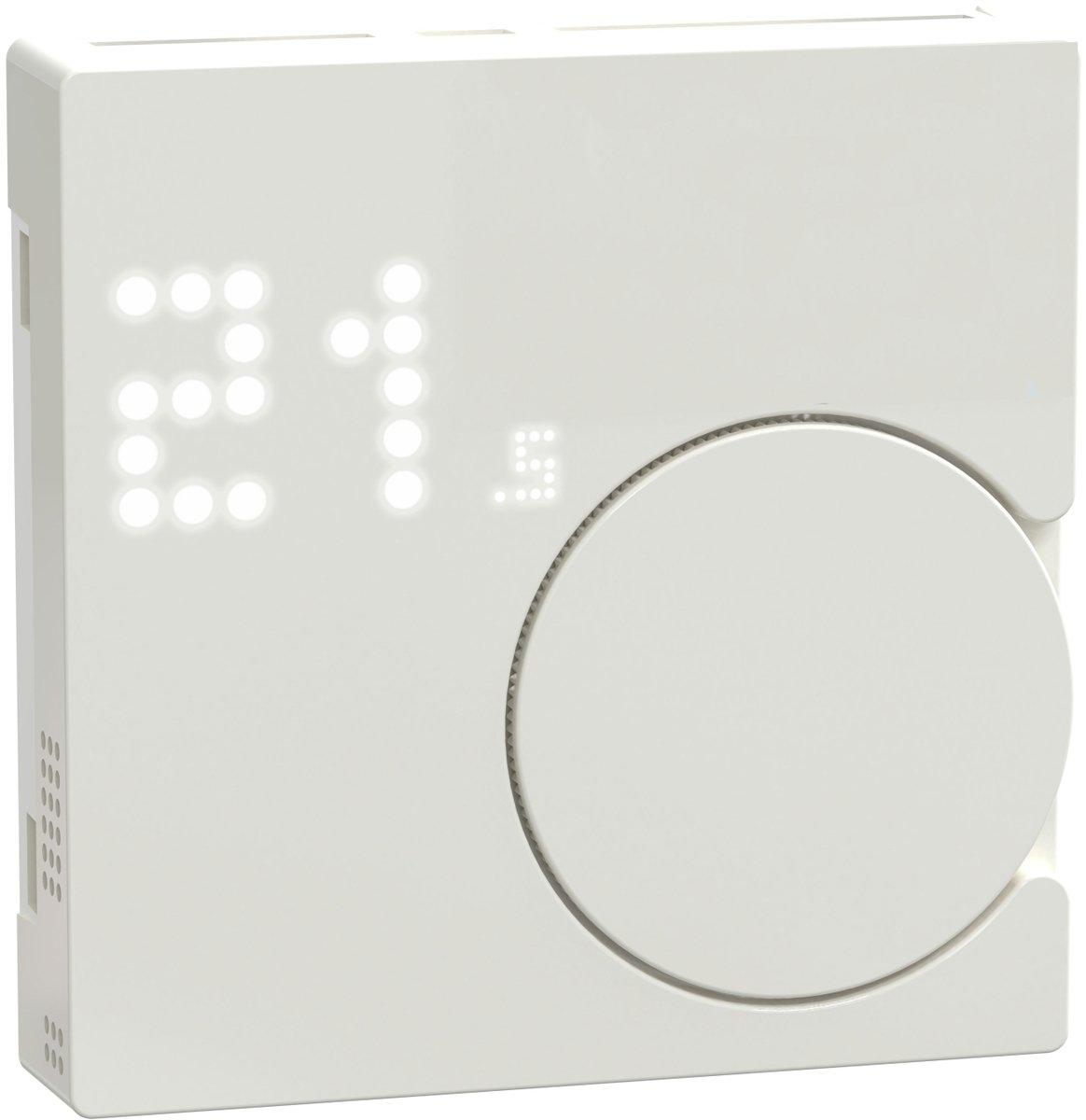 Connected Raumtemperaturregler-Modul polarweiss glänzend System M ZB