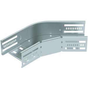 Bogen 45° für Kabelrinne horizontal 60x100 Stahl bandverzinkt