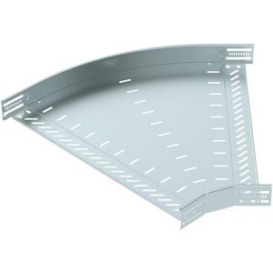 Bogen 45° für Kabelrinne horizontal 60x600 Stahl bandverzinkt