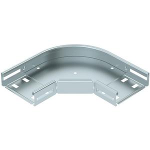 Bogen 90° für Kabelrinne horizontal 35x100 Stahl bandverzinkt