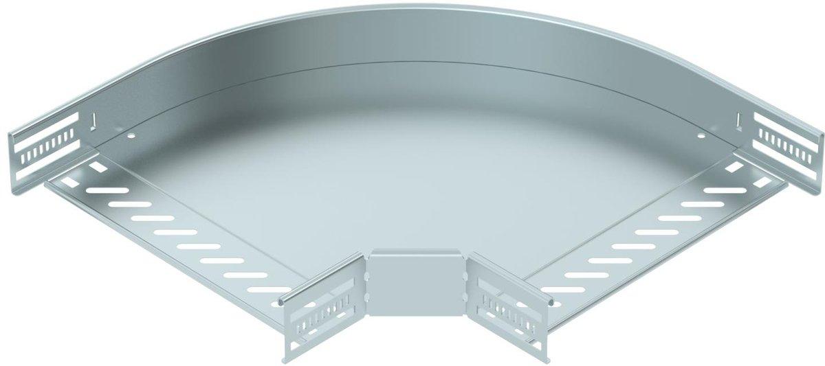 Bogen 90° für Kabelrinne horizontal 60x300 Stahl bandverzinkt