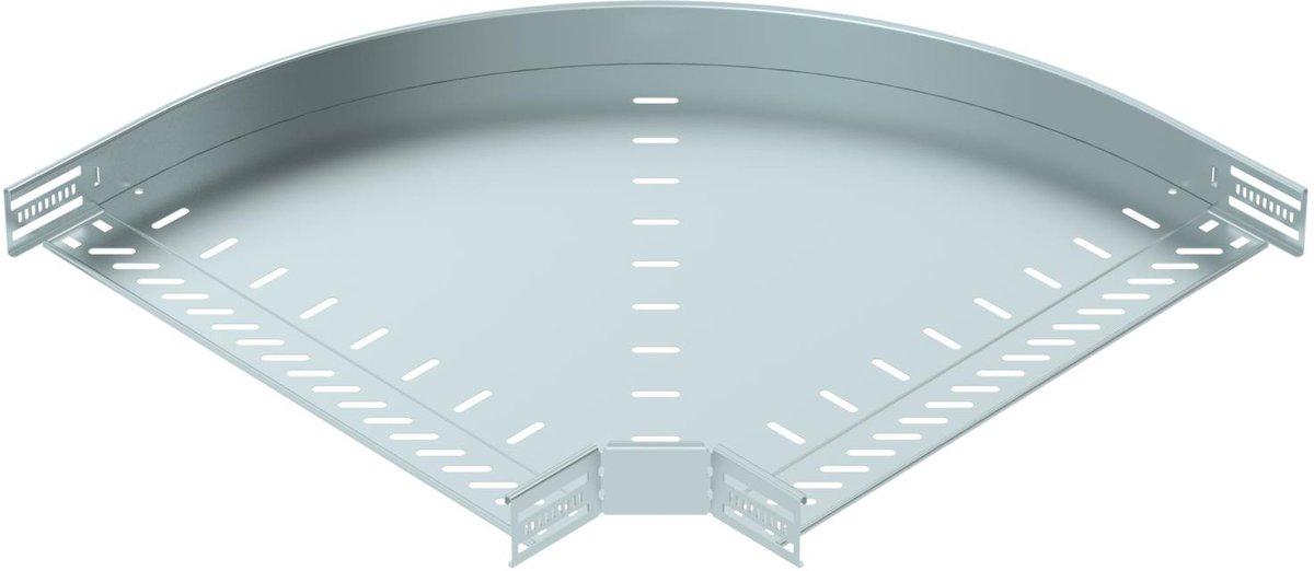 Bogen 90° für Kabelrinne horizontal 60x500 Stahl bandverzinkt