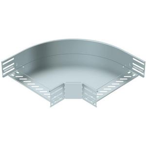 Bogen 90° für Kabelrinne horizontal 85x300 Stahl bandverzinkt