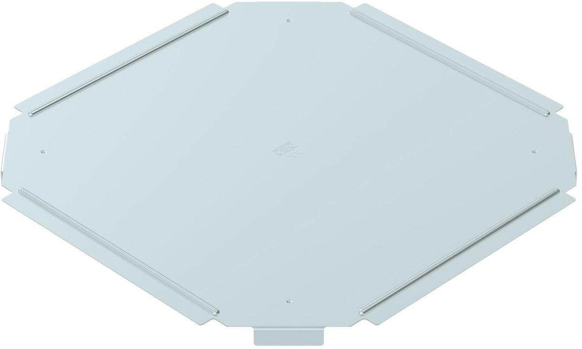 Deckel für Kreuzung B200mm Stahl bandverzinkt Zink/Aluminium Double Dip