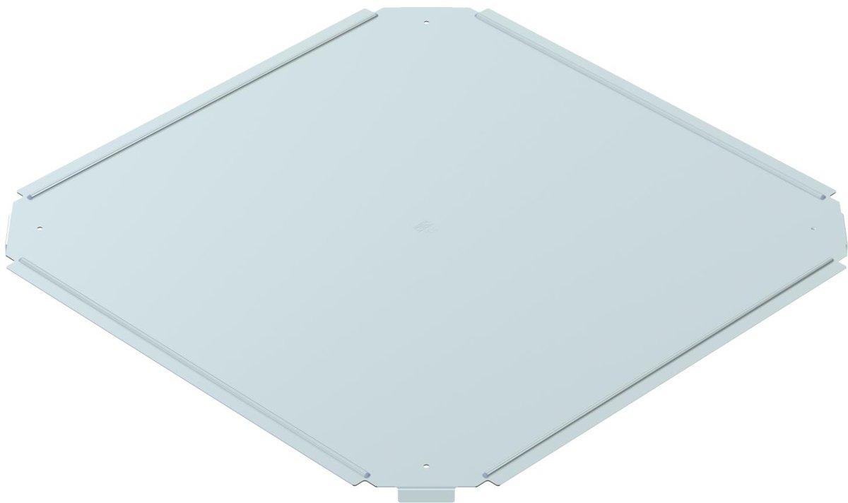 Deckel für Kreuzung B400mm Stahl bandverzinkt Zink/Aluminium Double Dip