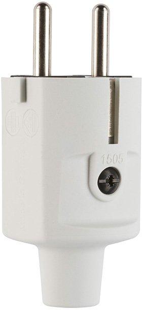 Compact Stecker SCHUKO TPE grau IP20 Typ 1505