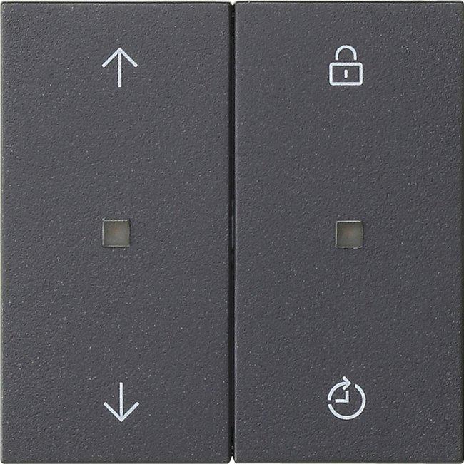 Gira eNet Funk Bedienaufsatz Memory Pfeile System 55 Anthrazit