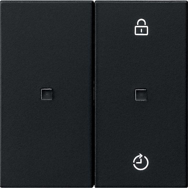 Gira eNet Funk Bedienaufsatz Memory System 55 Schwarz matt