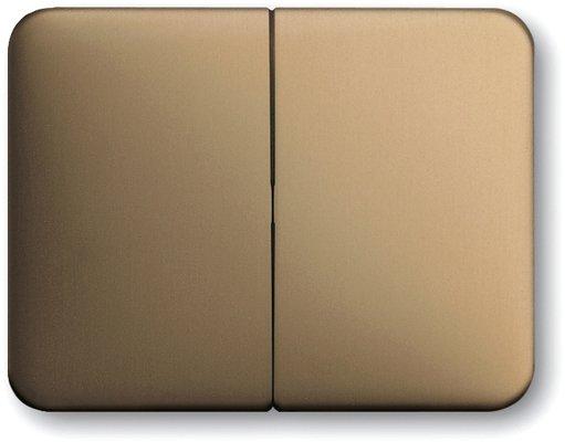 Wippe für Serien Wechsel/Wechsel Doppeltaster Bronze matt