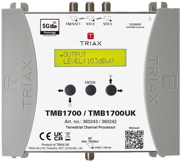 Mehrbereichsvertärker Terrestrischer Kanalprozessor TMB 1700 mit EU-Stecker
