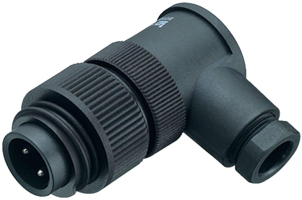 RD24 Winkelstecker 6-polig + PE 6,0 - 8,0 mm Schraubklemmen