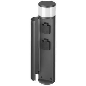 LED-Pollerleuchte 230 V AC 50 Hz 3 W 3.000 K strukturgraph