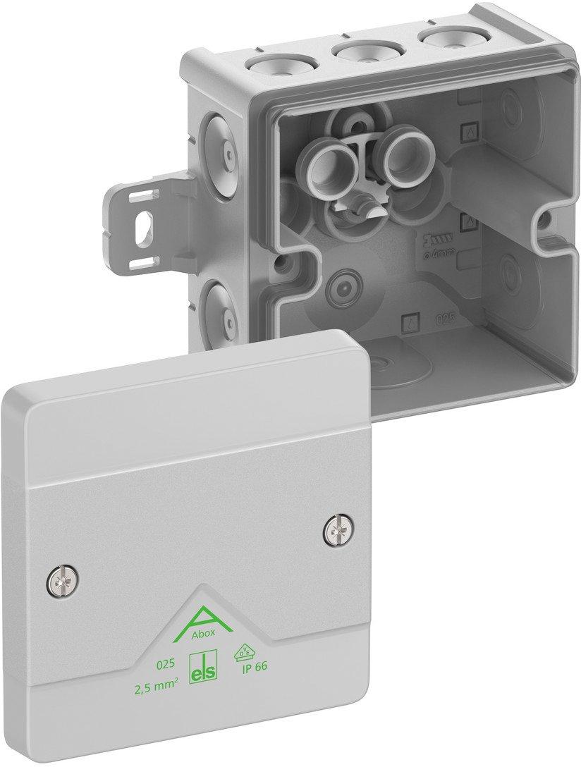 Abzweigkasten IP66 max L.quersch. 2,5² IK07 SK II Ui 690V AC Ui 1000V DC DLG VDE