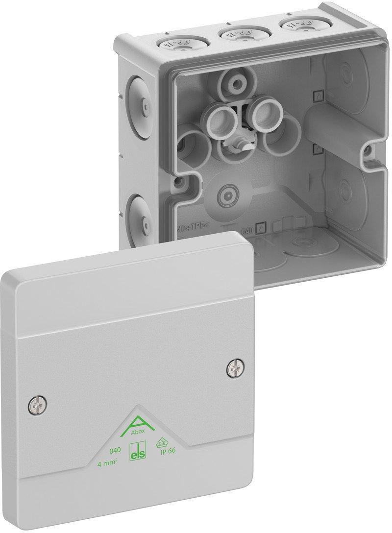 Abzweigkasten IP66 max. L.quersch. 4² IK07 SK II Ui 690V AC Ui 1000V DC DLG VDE