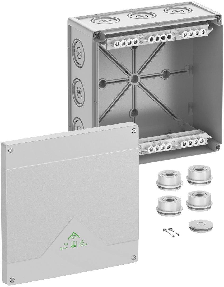 Abzweigkasten IP55/IP66 max. L.quersch. 35² IK07 SK II Ui 690V AC Ui 690V DC DLG