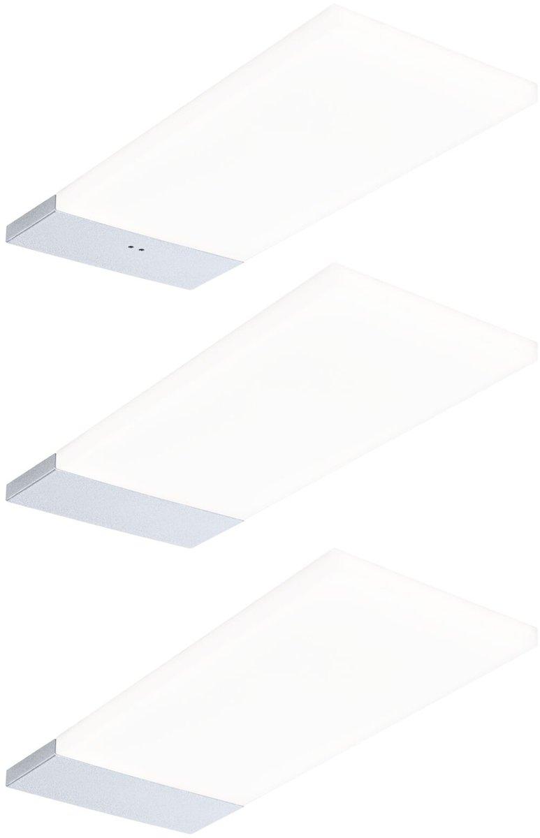 Unterbauleuchte Set Bredo PIR 3x2,5W 4000K 12V Silber 180lm 4000K
