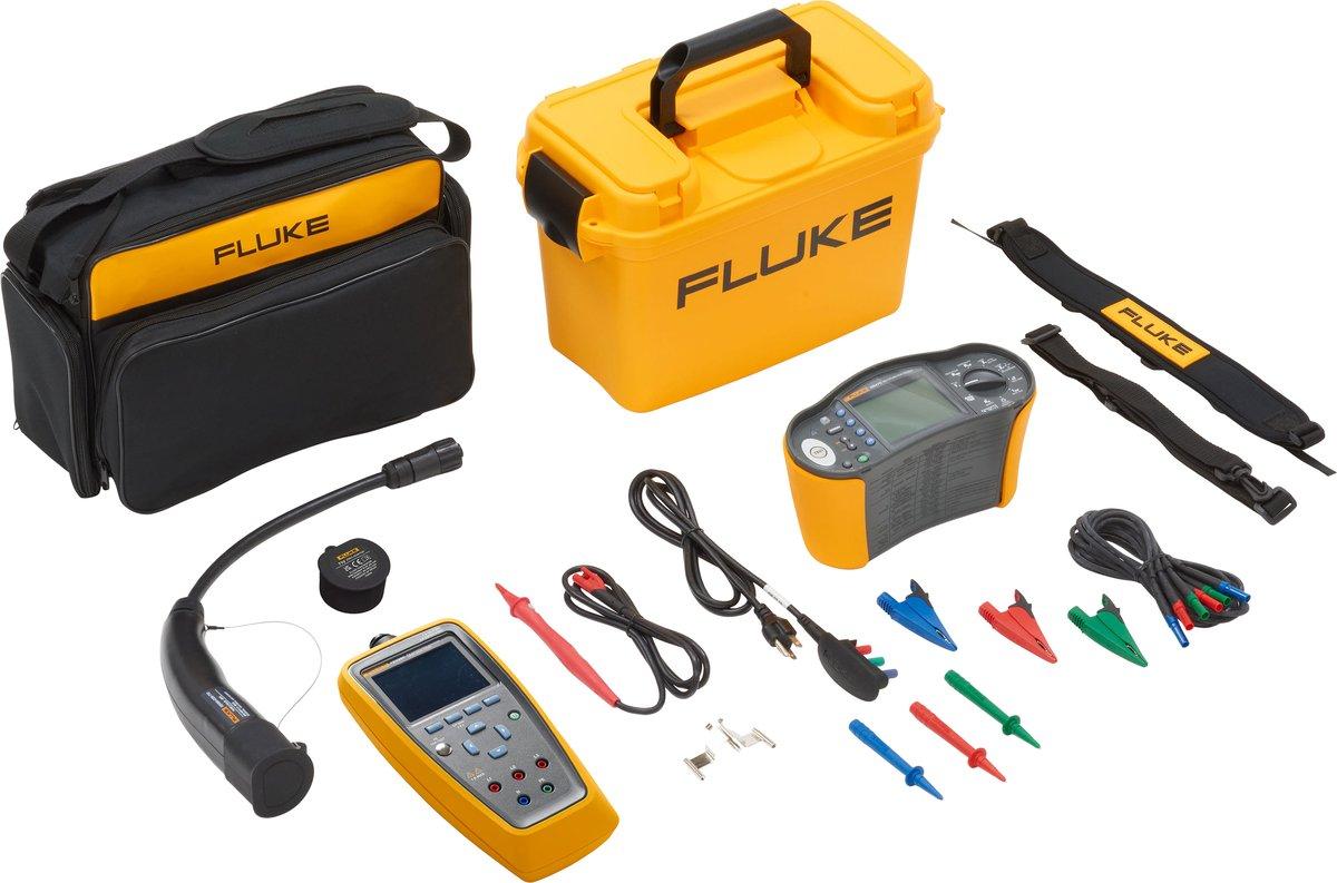 Analysator für Elektrofahrzeug-Ladestationen Typ 1 und 2 inkl. Fluke 1664&nbsp;FC