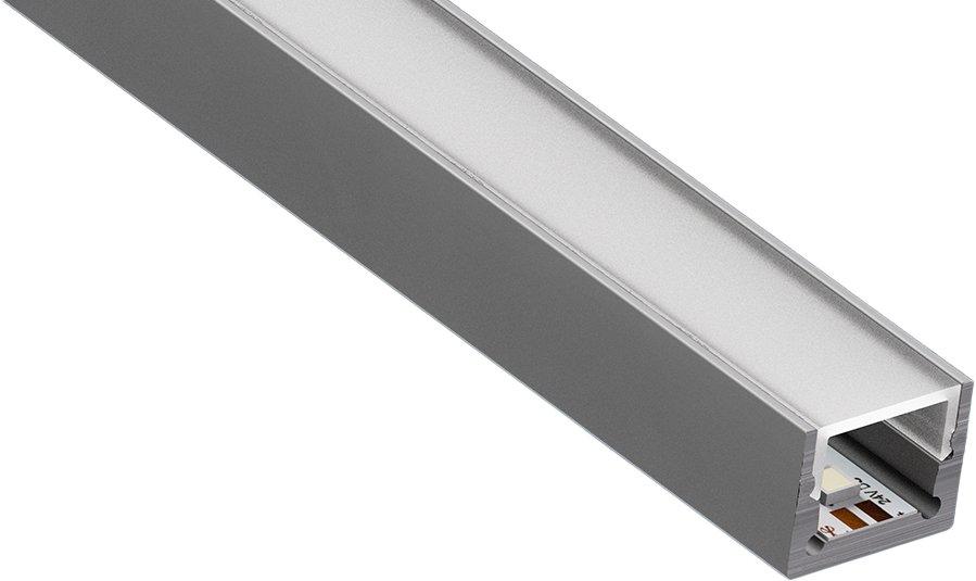 Bardolino Midi Flach 2m schwarz