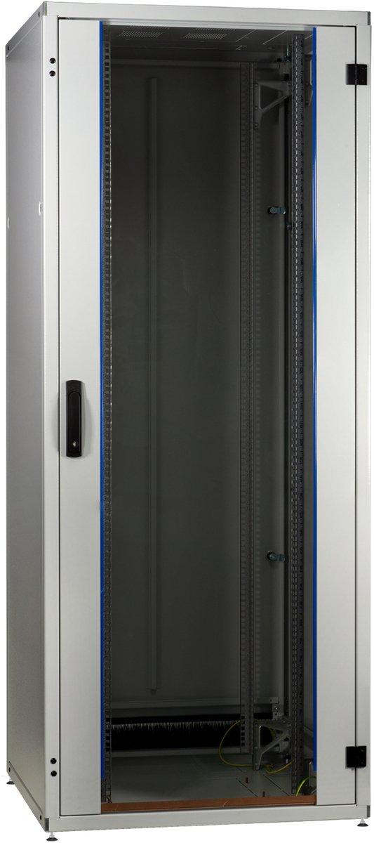 Netzwerkschrank PRO 27HE 800x800mm Fronttür Glas 1-tlg. Rücktür Stahl 1-tlg.
