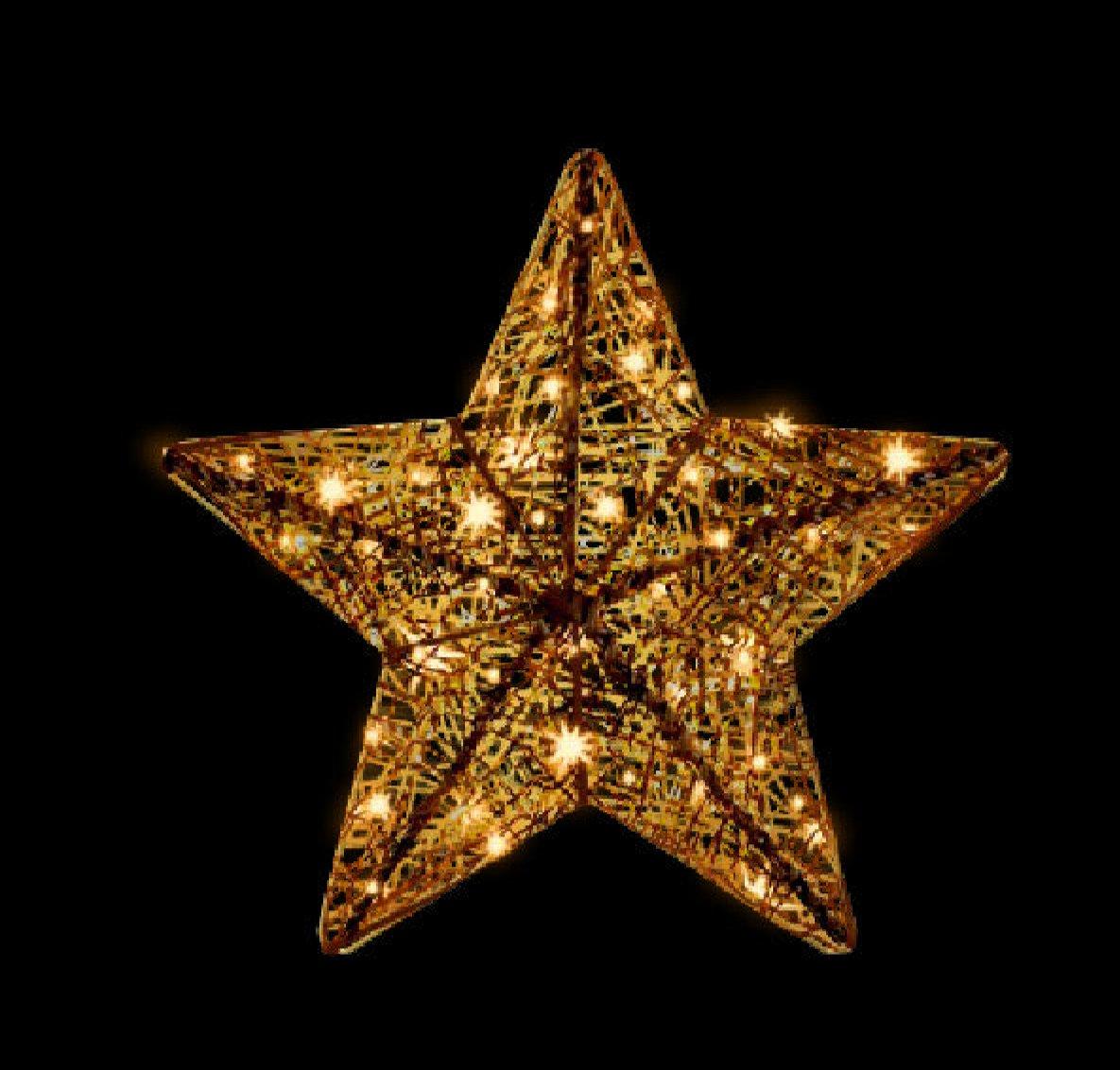 Organic Star 102x102x36 mm Gold