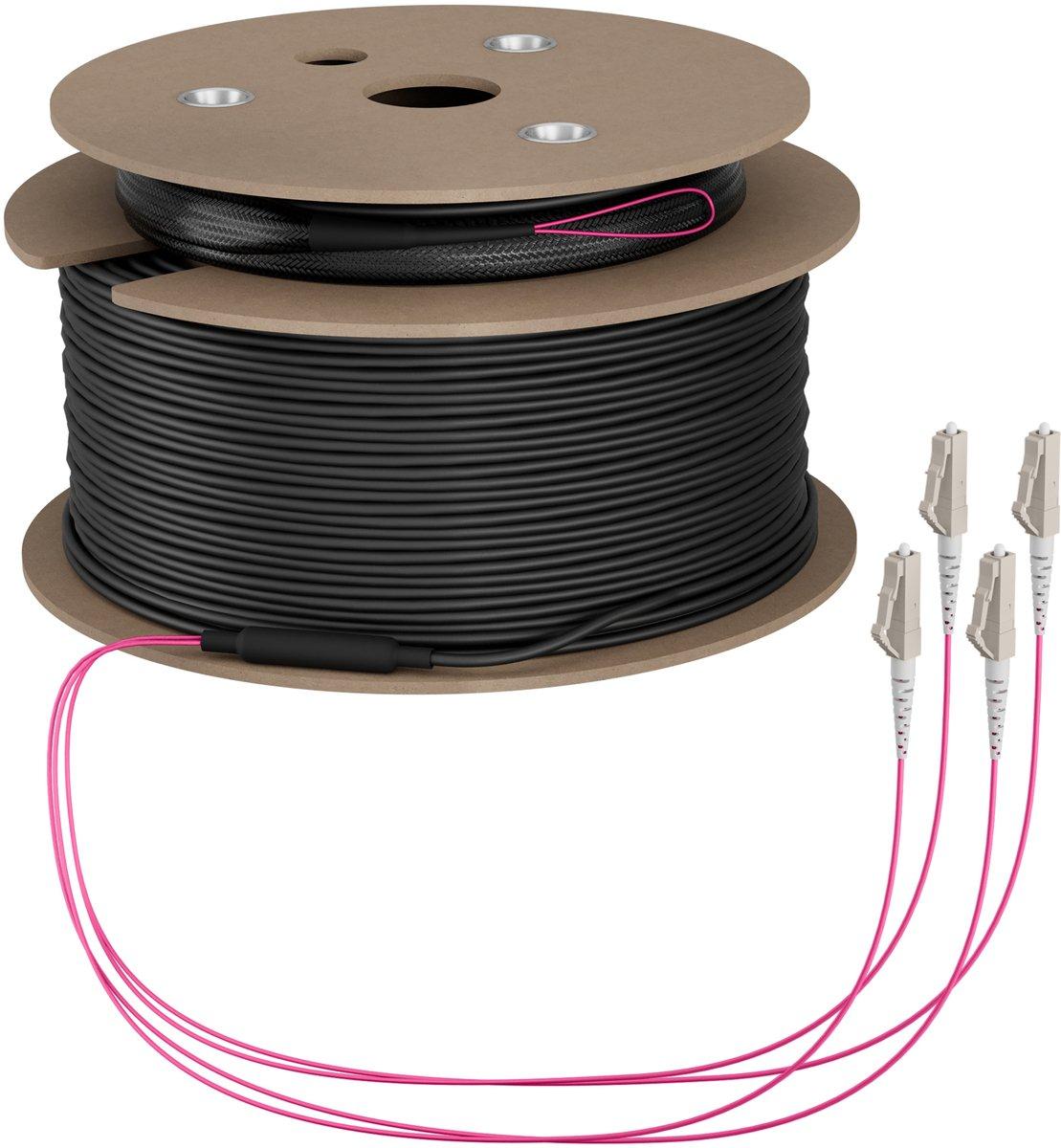 Trunkkabel U-DQ(ZN)BH 4G 50/125 LC/LC OM4 50m