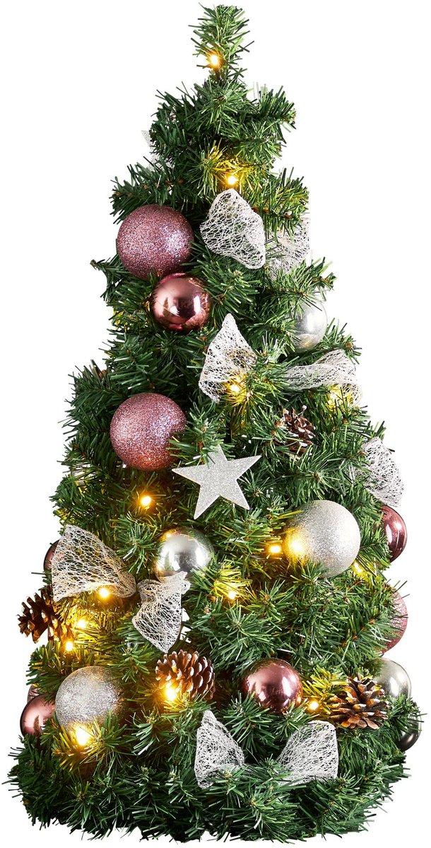 Led-Christbaum 42xLED Grün Rosa 650x340mm