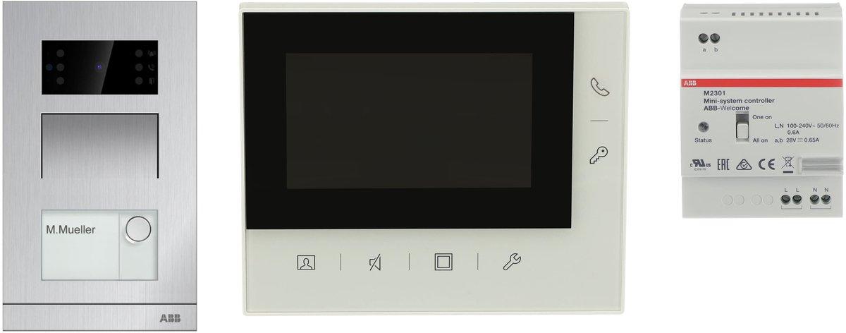 Welcome Sprechanlage Einfamilienhaus Set Video 4,3" Aufputz