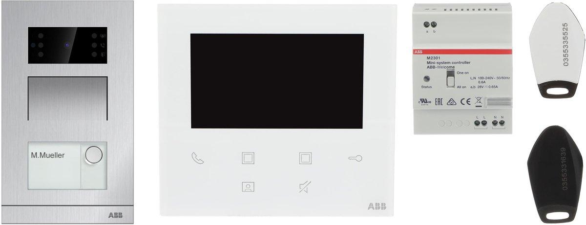 Welcome Sprechanlage&nbsp;Einfamilienhaus Set Video 4,3"&nbsp;WiFi Aufputz mit Kartenl.