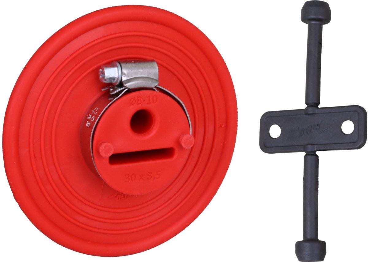 Druckwasserdichte Dichtmanschette für Rund- und Flachleiter D8-10mm / 30x3,5mm