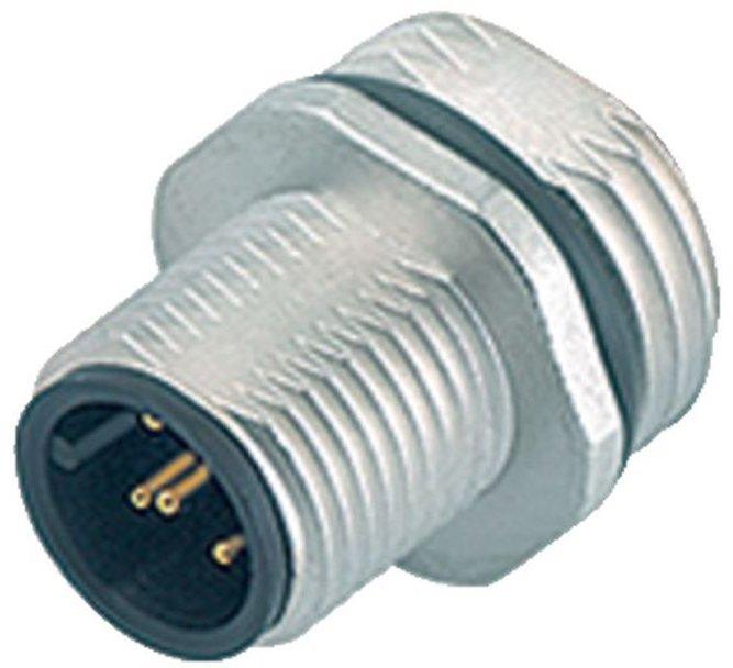 M12-A Flanschstecker Polzahl: 5 ungeschirmt löten IP68 UL M16x1,5