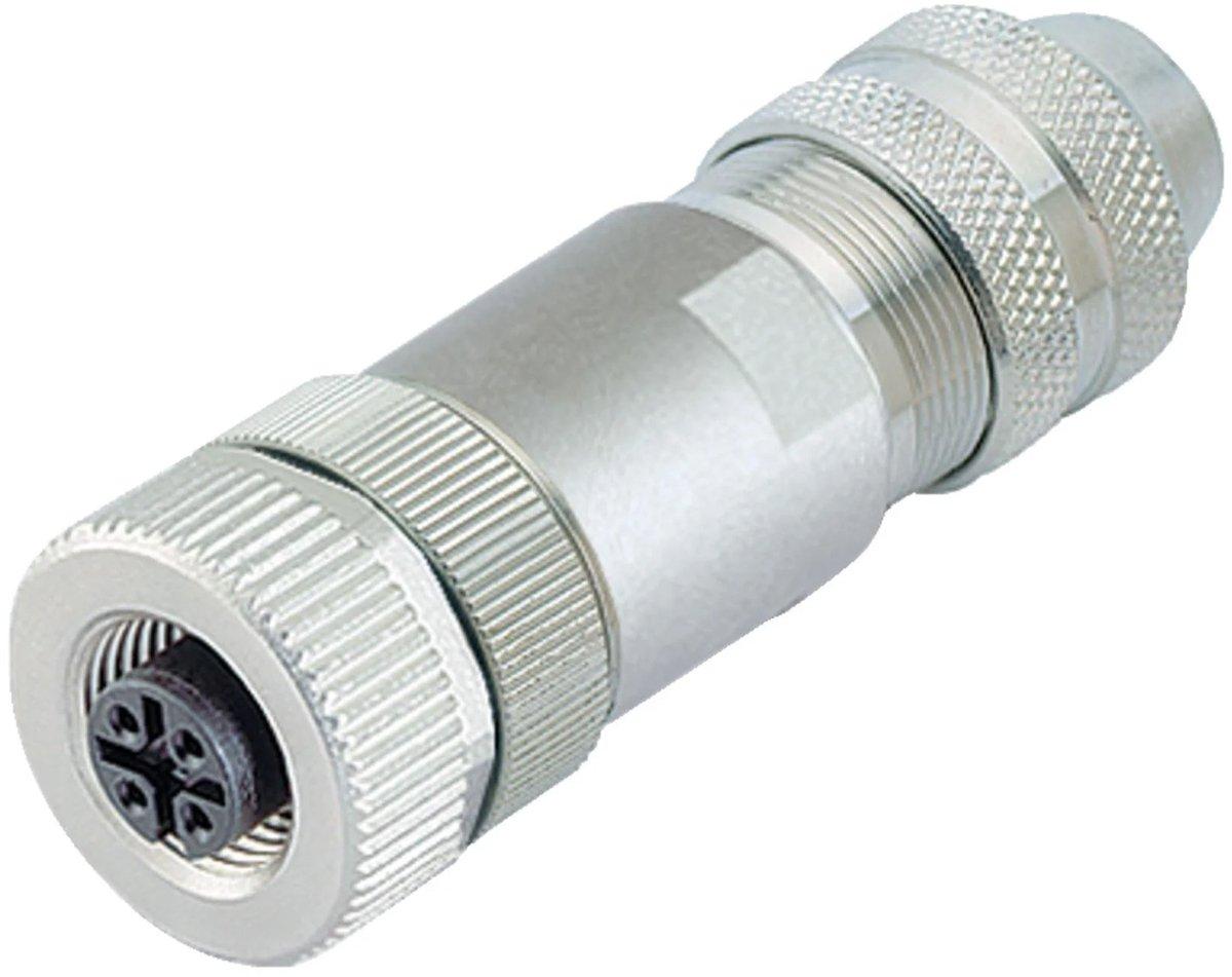 M12-B Kabeldose Polzahl: 5 6,0-8,0 mm schirmbar schraubklemm IP67 UL