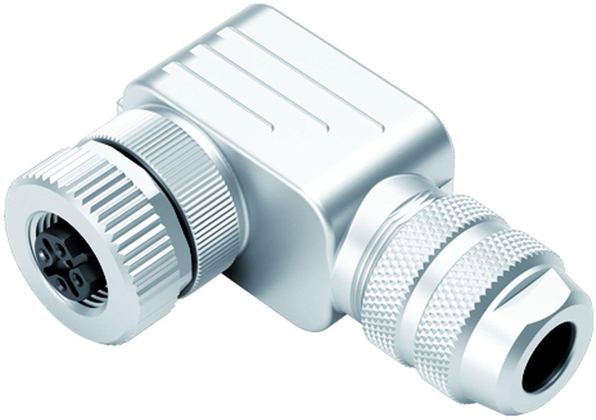 M12-B Winkeldose Polzahl: 5 6,0-8,0 mm schirmbar schraubklemm IP67 UL