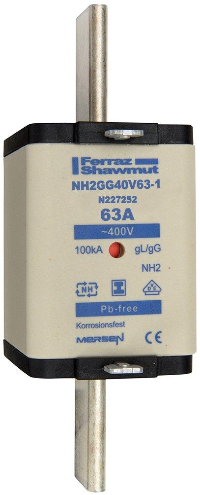 NH-Sicherung gG Gr.2 400VAC 35A mit spannungsfreien Grifflaschen