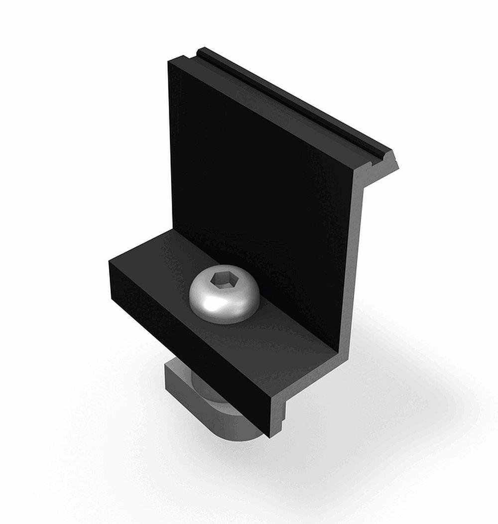 Endklemme 40 mm schwarz